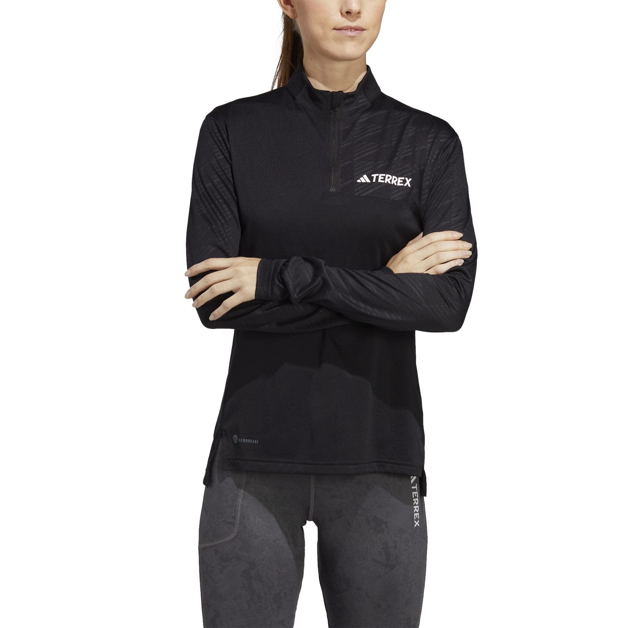 Adidas Women's MT Wander Shirt - Lightweight Hiking & Outdoor Performance Top for Trail Running & Camping