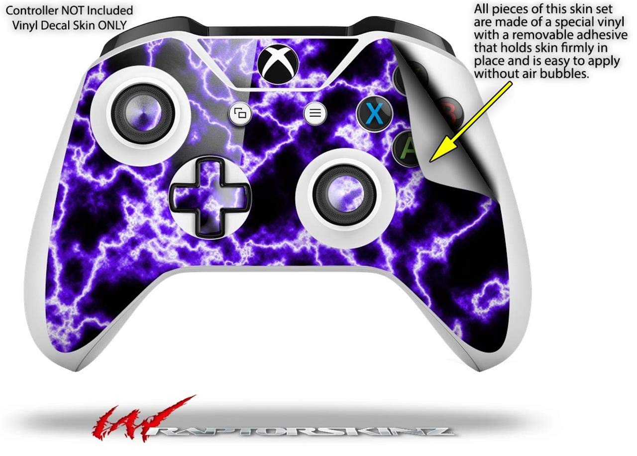 XBOX One S/X Controller Skin Wrap - Electrify Purple Vinyl Decal for Gaming Protection