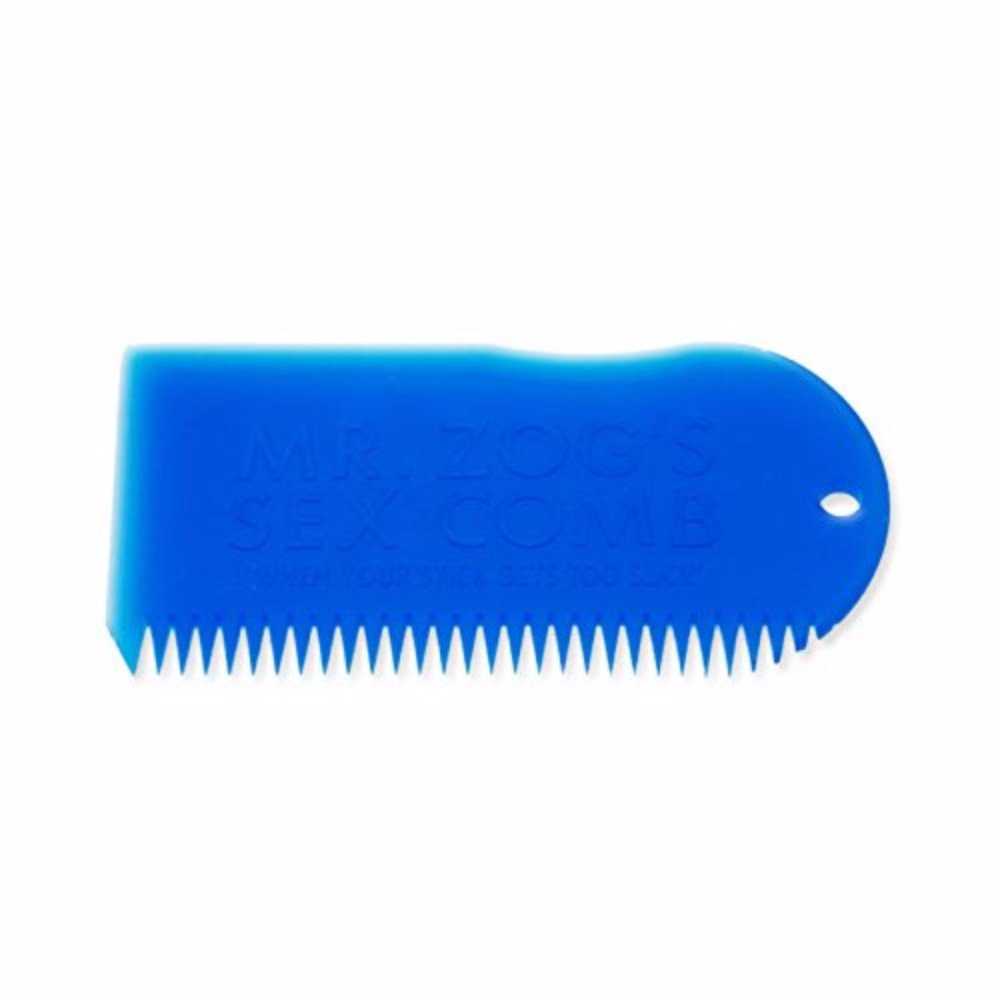 Sex Wax Blue Surfboard Wax Comb - Premium Grip for Surfing, Snowboarding & Skateboarding - Non-Toxic, Long-Lasting Traction for All Water Conditions