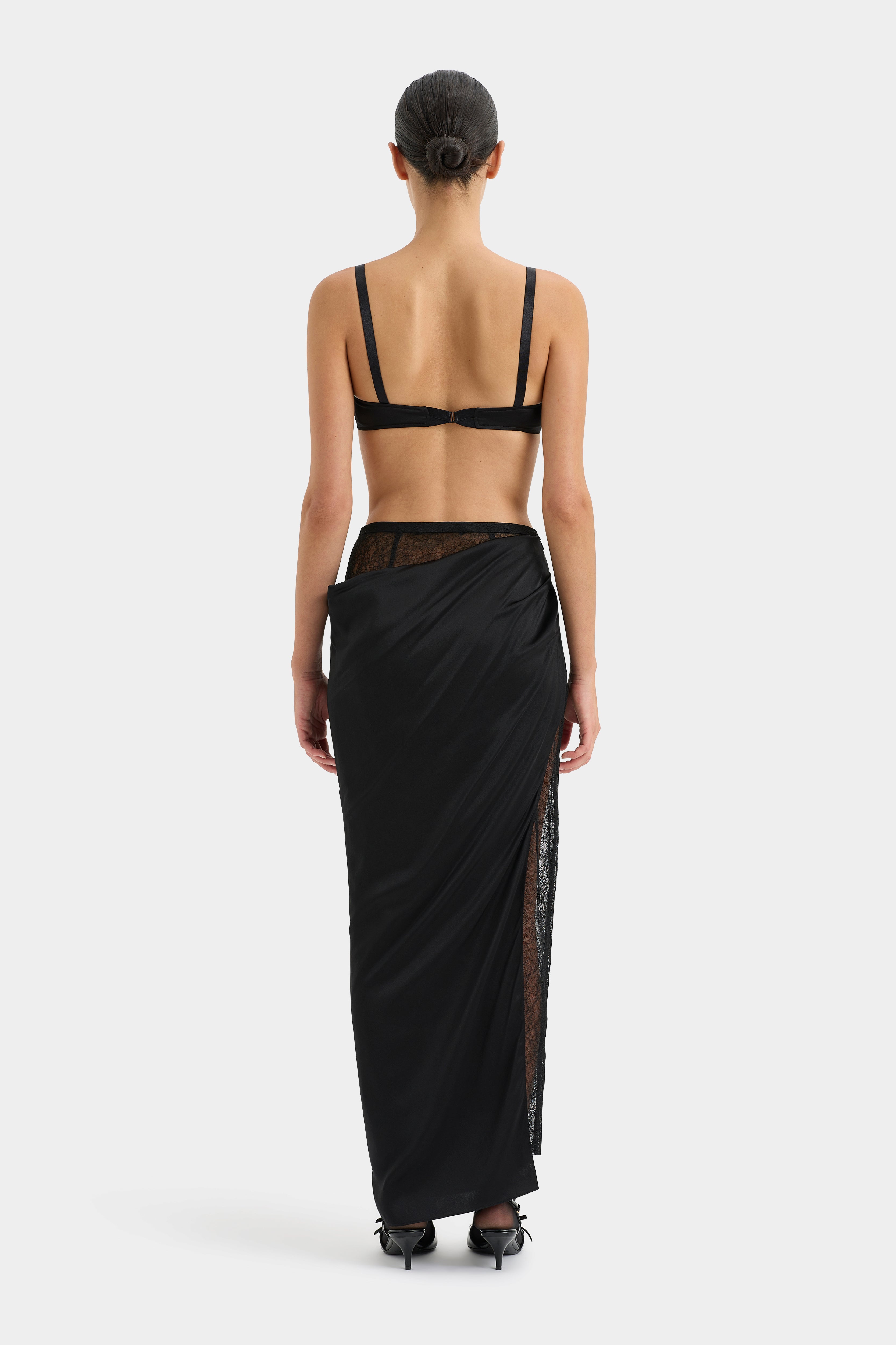Dunya Draped Skirt for Women - Flowy Boho Maxi Skirt with Elastic Waist | Perfect for Beach, Vacation & Summer Outfits