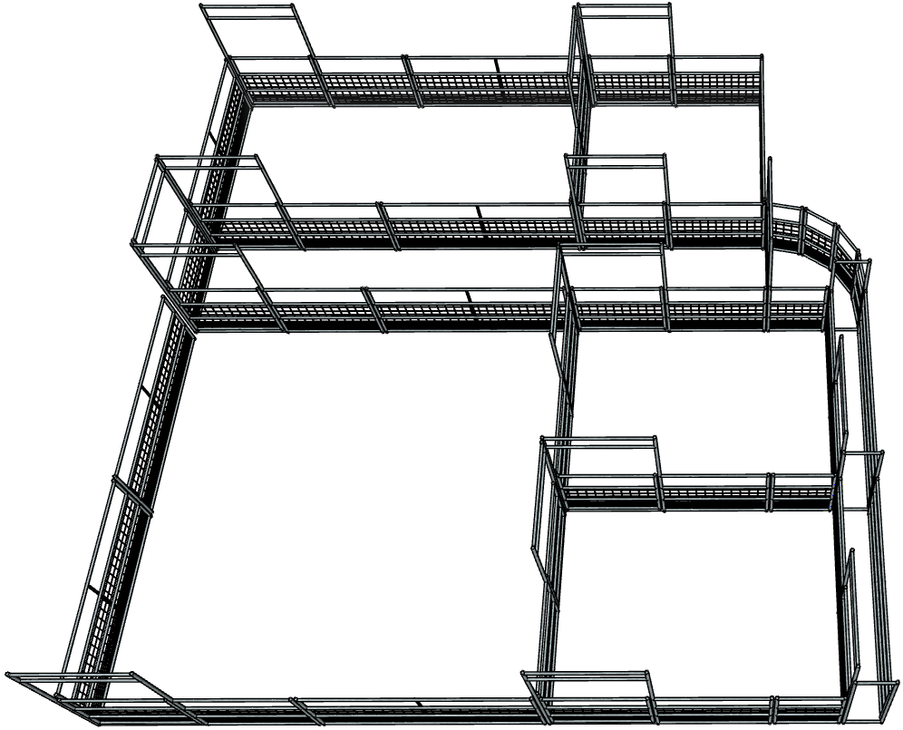 Galvanized 60-100 Head Goat & Sheep Working System - 4 Rail Livestock Fence with Heavy Duty Mesh for Farm, Ranch, and Pasture Management