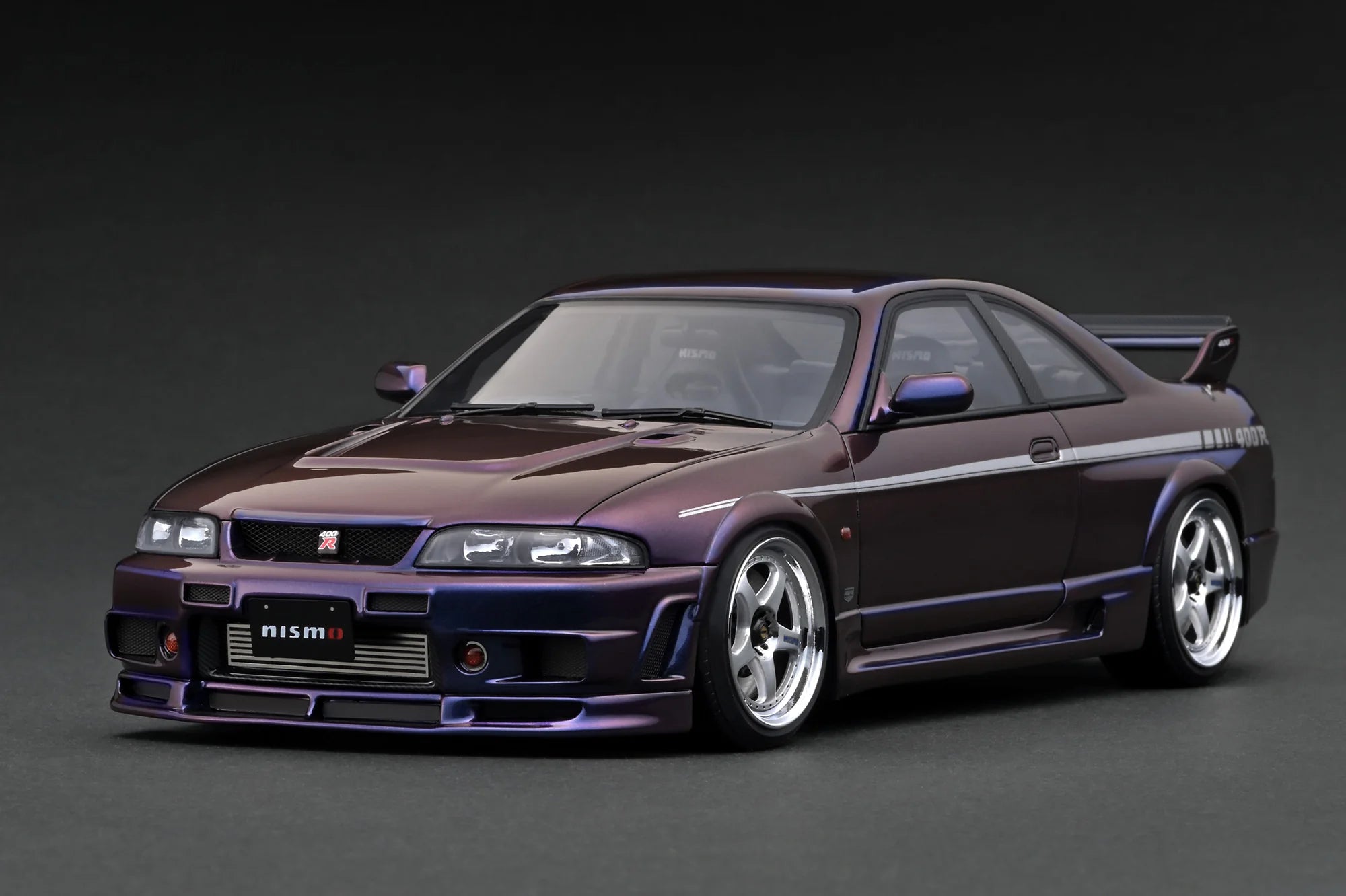 PREORDER - Ignition Model 1:18 Scale Nissan Skyline R33 GT-R NISMO 400R Diecast Car - Midnight Purple - Collectible Model Car for Display & Racing Enthusiasts - Perfect for Home Office Decor & Car Collection Showcase