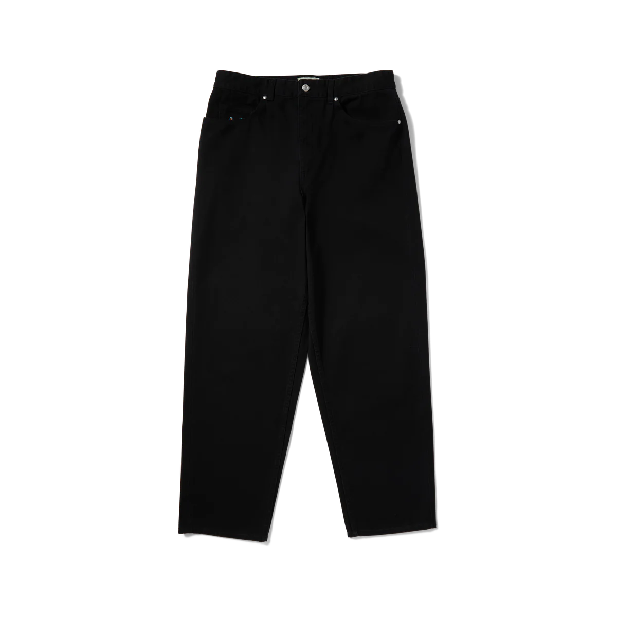 Huf Cromer Pant - Washed Black Men's Slim Fit Denim Jeans | Comfortable & Stylish for Casual Wear, Street Fashion & Everyday Outfits