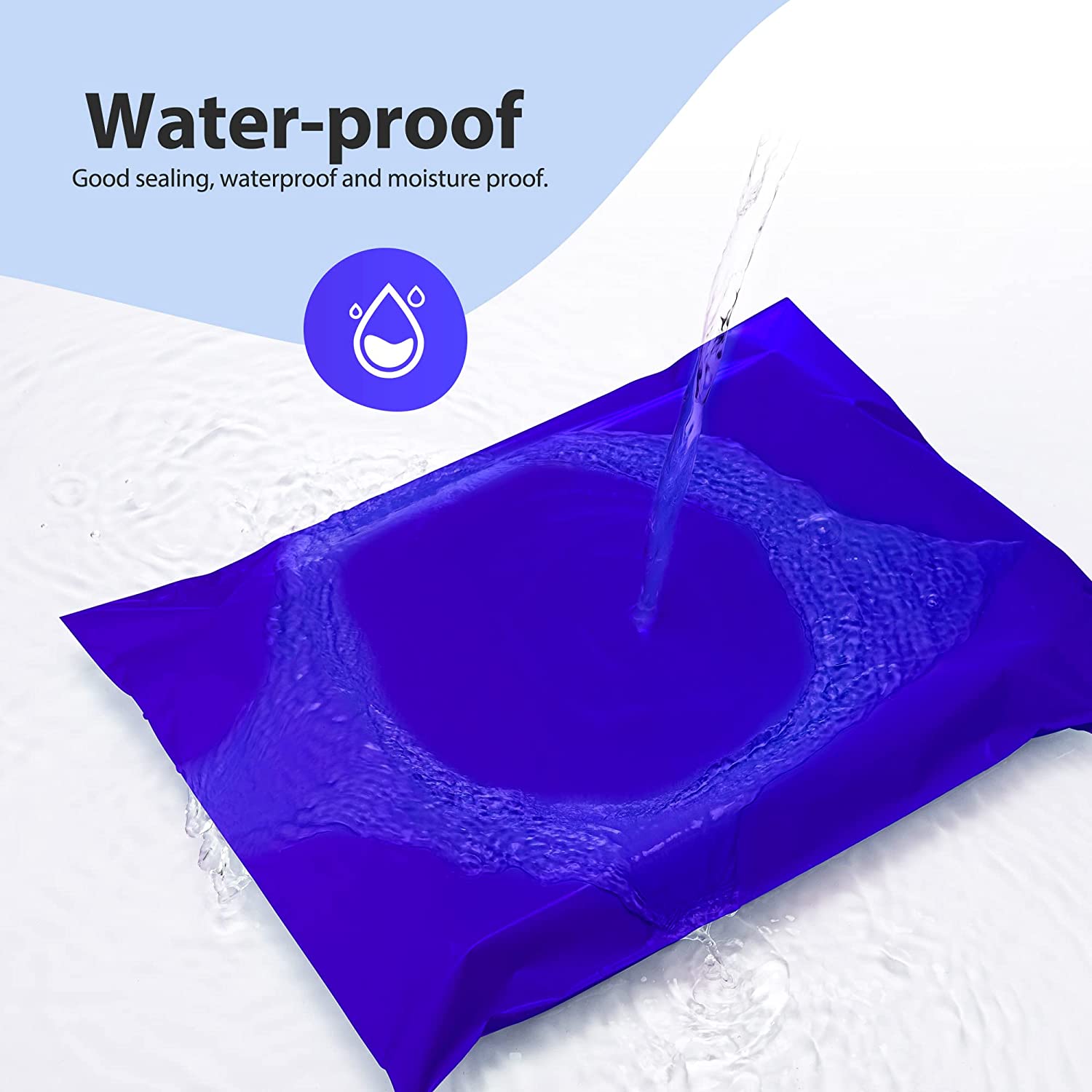 12x15.5 Inch Royal Blue Poly Mailer Envelopes - Waterproof Shipping Bags for Ecommerce, Clothing & Small Packages - Perfect for Amazon FBA, Etsy & Online Stores
