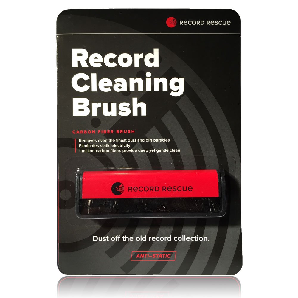 Premium Vinyl Record Cleaning Brush - Gentle & Effective LP Record Cleaner for Dust & Static Removal | Perfect for Vinyl Collectors & DJs | Use Before Playback to Enhance Sound Quality