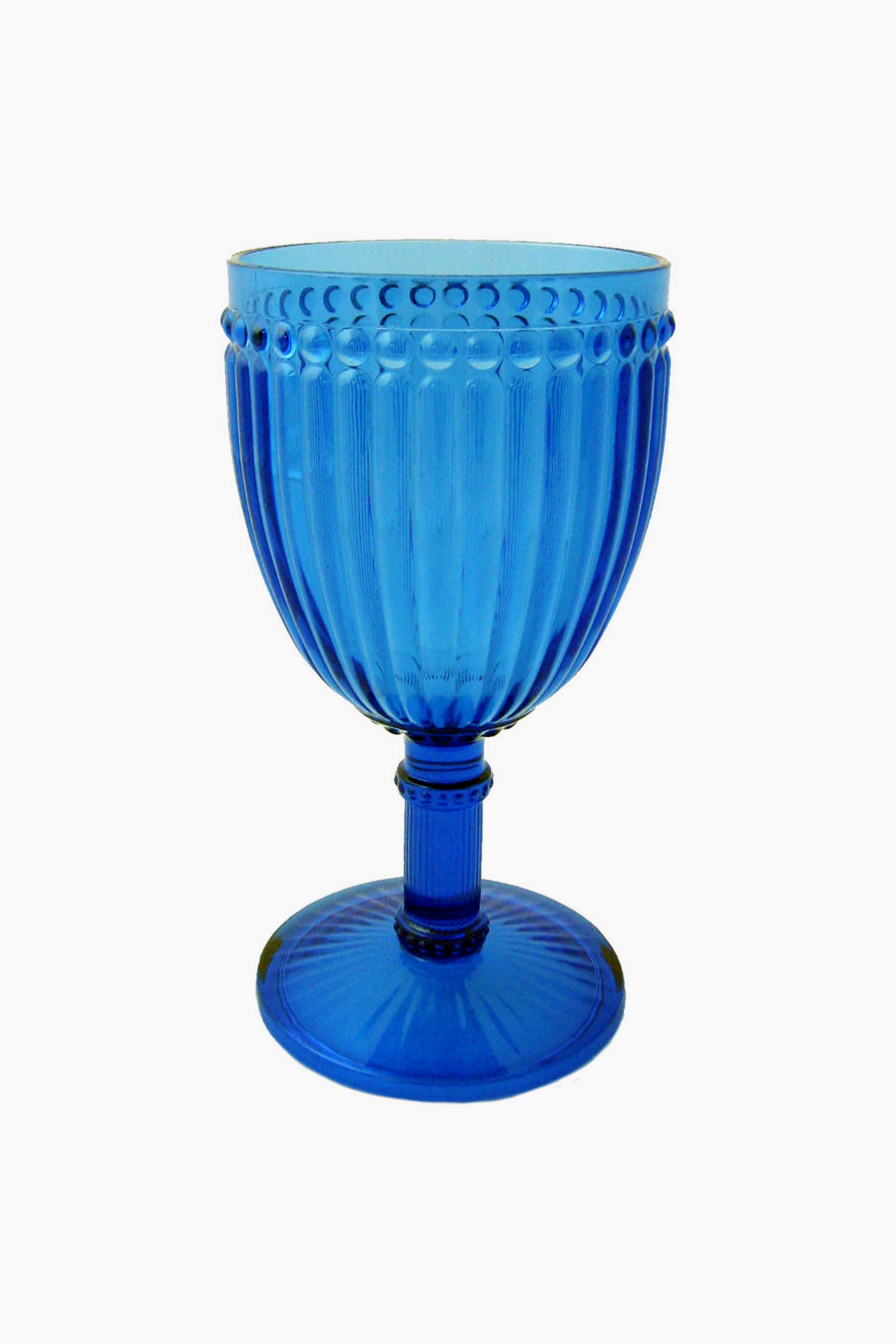 Premium Blue Milano Wine Glasses Set - Elegant Stemware for Red & White Wine, Champagne - Perfect for Dinner Parties, Weddings & Gifts