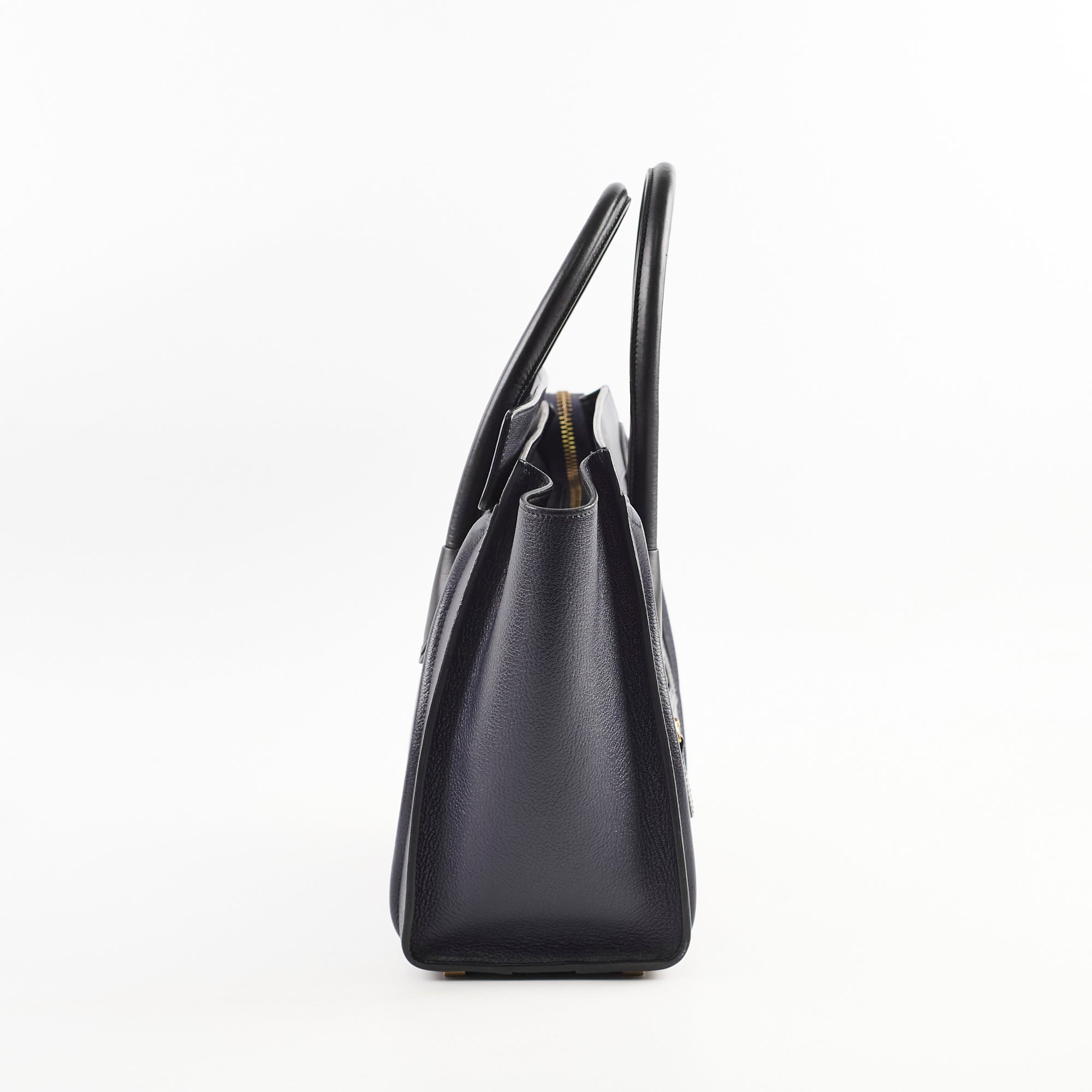 Celine Micro Luggage Bag in Navy Blue | Genuine Leather Crossbody Handbag for Women | Perfect for Work, Travel & Everyday Use