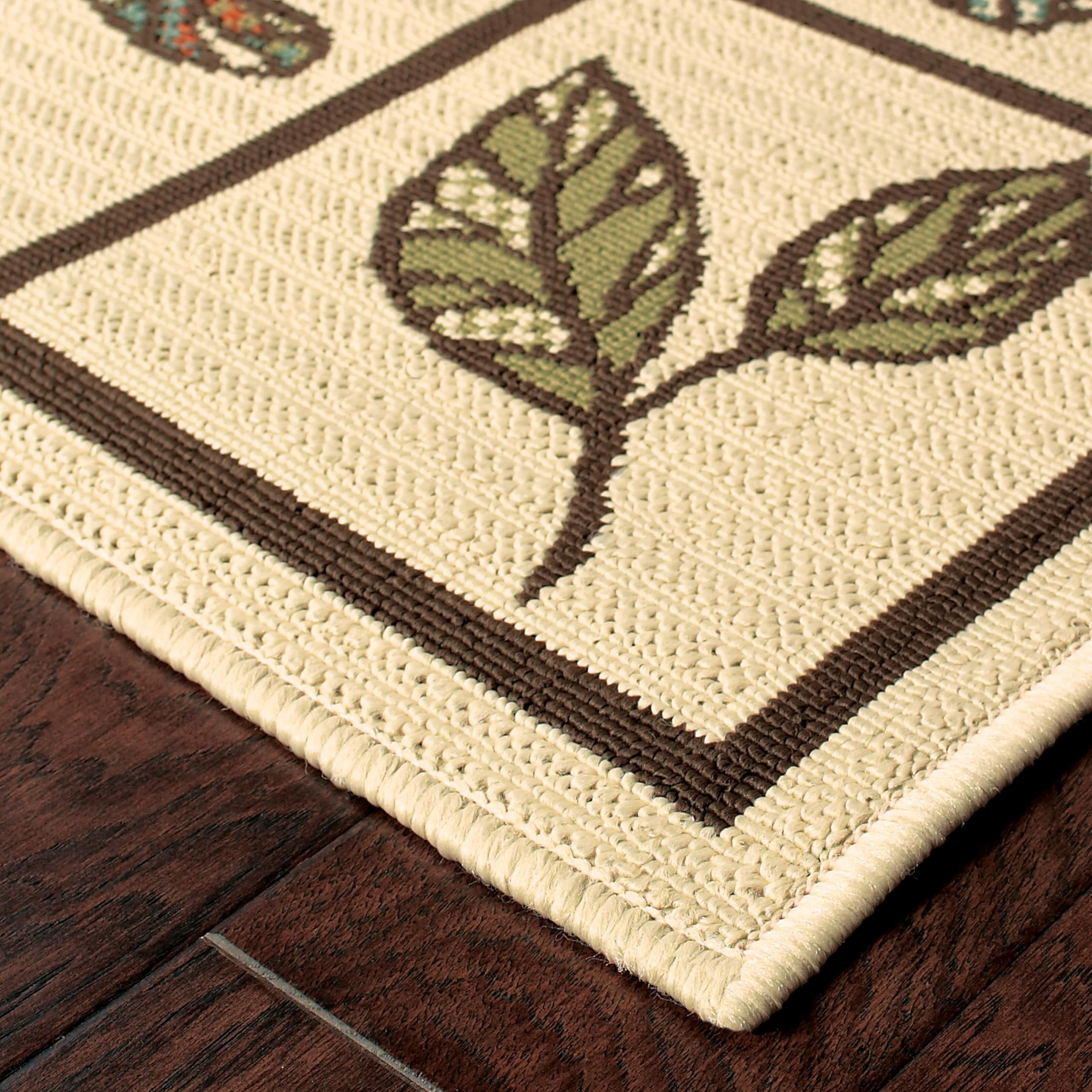Vista Home Malta Botanical Indoor-Outdoor Area Rug 7'10