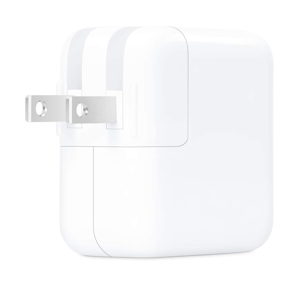 Apple 30W USB-C Power Adapter Fast Charger for iPhone 14/13/12, iPad Pro/Air, MacBook Air - Compact & Portable Charging for Home, Office, Travel