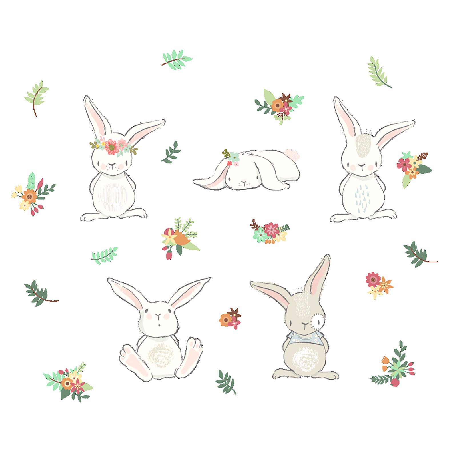 Kulywon DIY Easter Cute Stickers - PVC Refrigerator Decals, Wall Decor & Graffiti Art for Home, Office, Dorm (Multicolor) - Perfect for Easter Decorations, Scrapbooking & Gift Wrapping