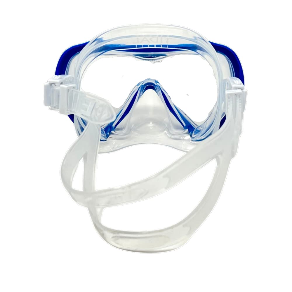 Premium Anti-Fog Scuba Diving Mask - Wide-Angle Tempered Glass Single Lens for Clear Underwater Vision - Perfect for Scuba Diving, Snorkeling, Free Diving & Swimming - Ideal for Ocean Adventures, Pool Training & Tropical Vacations