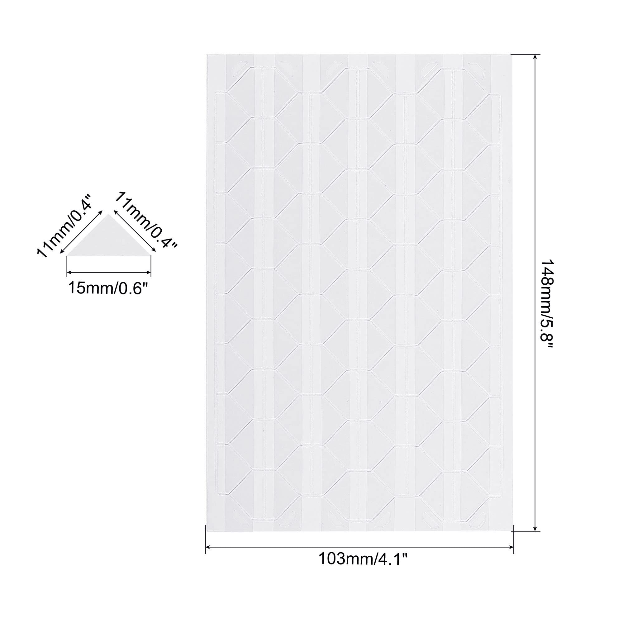 PATIKIL 2040-Piece PVC Self-Adhesive Photo Corner Stickers - 20 Sheets for DIY Scrapbooking, Journaling & Photo Albums | White Picture Mounting Labels for Crafts, Memory Books & Card Making