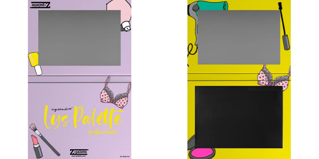Custom Extra Large Magnetic Makeup Palette - Professional Empty Eyeshadow & Blush Organizer for Travel & Home Makeup Storage