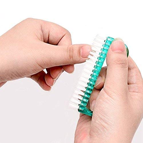 TWIREY Professional Nail Cleaning Kit - Angle Cleaner Brush & File Tool with Ergonomic Handle for Manicure & Pedicure | Perfect for Home Salon, Nail Care, and DIY Beauty Treatments