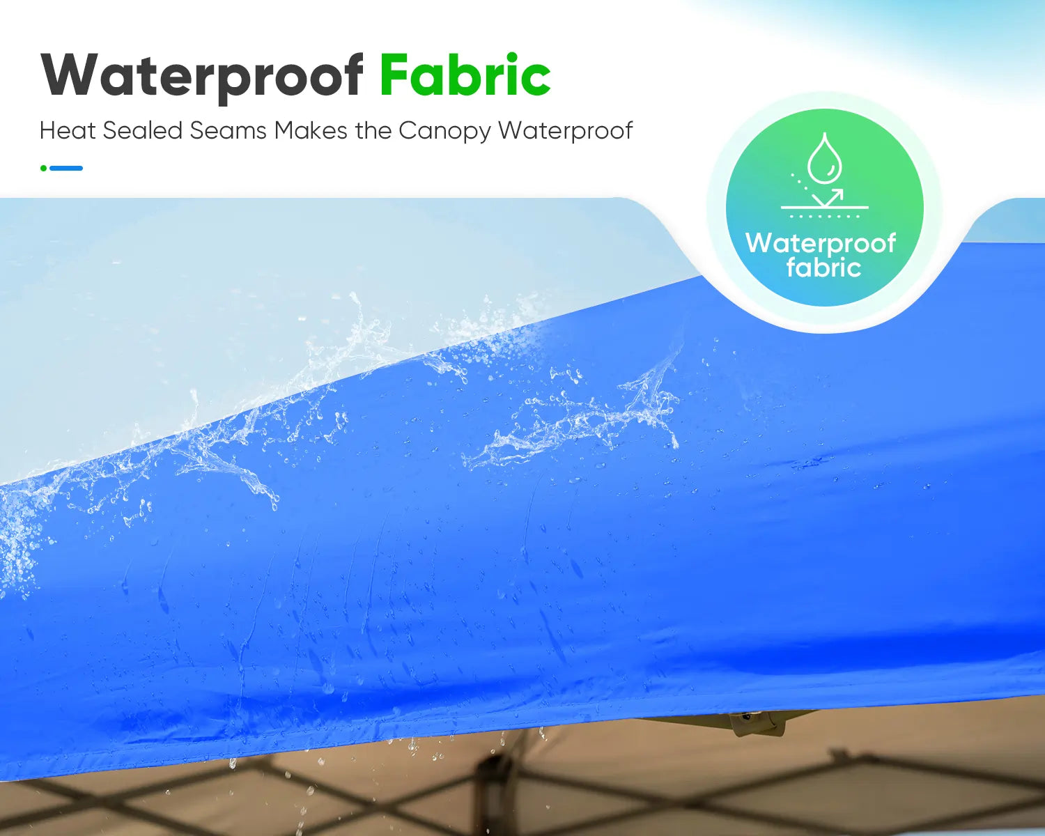 10' x 10' Pop Up Canopy Tent with Removable Sidewalls & Netting - Perfect for Outdoor Events, Camping, Beach Parties, and Backyard Gatherings