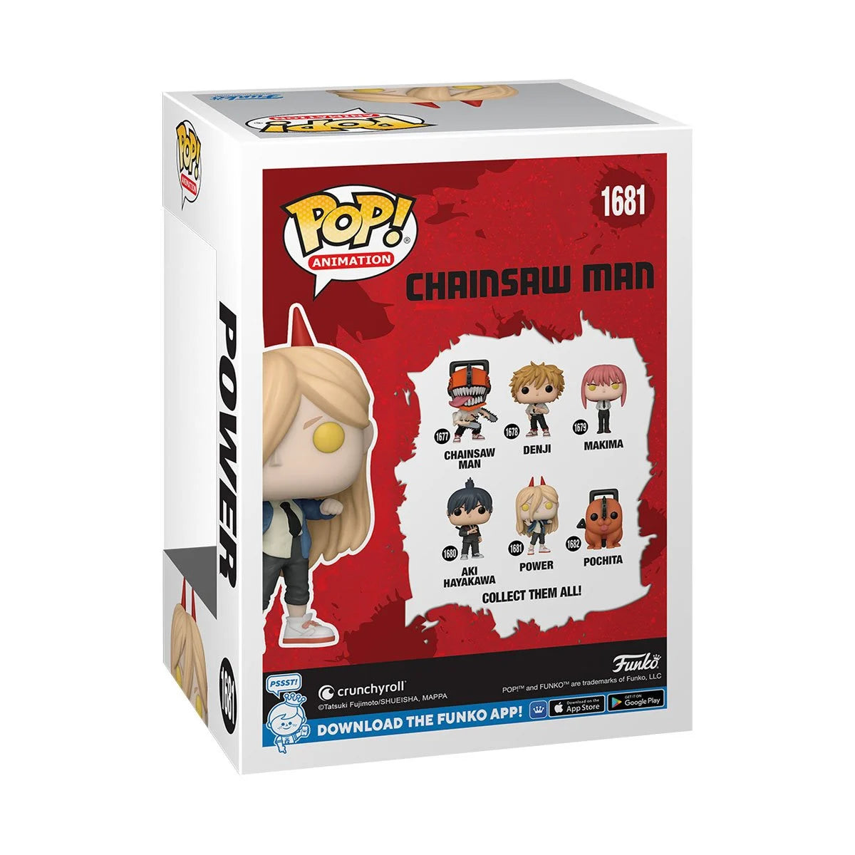 Chainsaw Man Power Funko Pop! Vinyl Figure #1681 - Anime Collectible, Manga Merchandise for Display & Gifts | Perfect for Anime Fans, Home Decor, and Pop Culture Enthusiasts