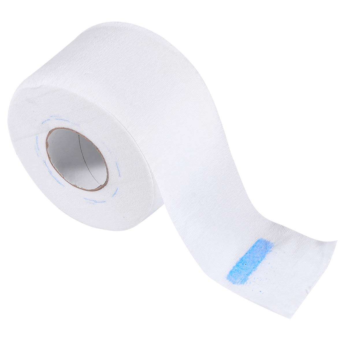 Minkissy 5 Rolls Disposable Barber Neck Strips - White Collar Paper for Hairdressing, Hair Cutting & Neck Protection | Salon, Barber Shop & Home Use Accessories