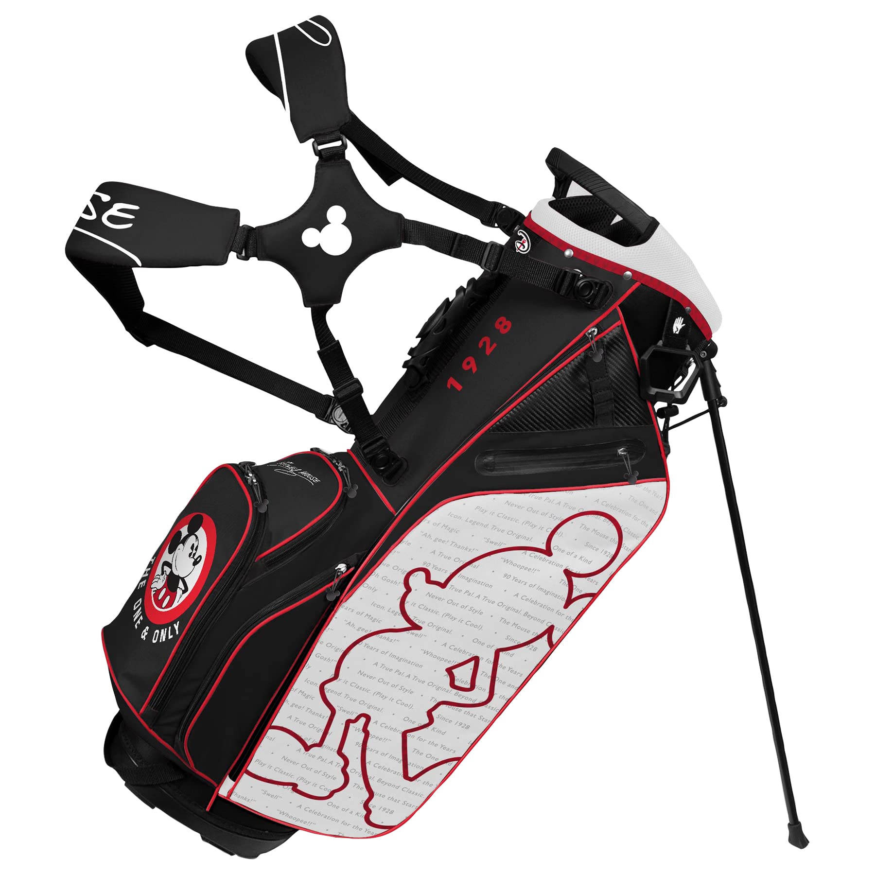 Team Effort Caddie Carry Hybrid Golf Bag - Lightweight Stand Bag for Golfers with 14-Way Divider - Perfect for Driving Range, Course & Travel