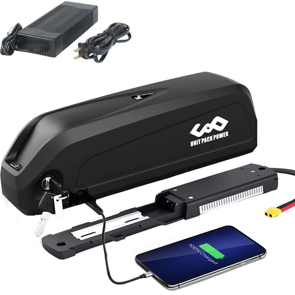 48V 52V 36V Ebike Battery 18650/21700 Lithium Battery Pack with Charger & USB Port - Compatible with Bafang Mid Drive 100W-1500W Motor and Other E-Bikes - Fast 1-7 Day Delivery - Perfect for Commuting, Mountain Biking and Long Distance Rides