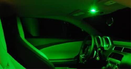5 SMD 168 194 2825 T10 LED Car Interior Light Bulbs - Super Bright Emerald Green Dome & Map Lights for Cars, Trucks, SUVs - Perfect for Dashboard, Footwell, and Interior Lighting Upgrades