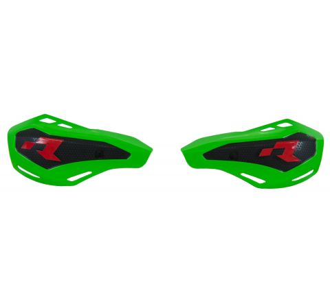 R-Tech HP1 Handguards - Universal Fit for Standard KTM & Husqvarna Motorcycles (Green) - Durable Off-Road Protection for Trail & Adventure Riding