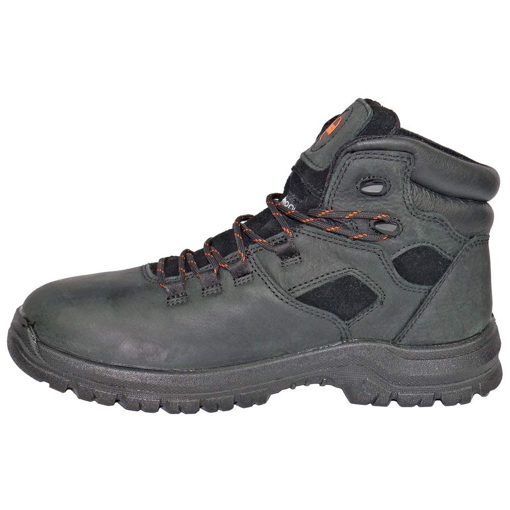 HOSS Men's Lorne 6-Inch Soft Toe Casual Work Boots - Comfortable & Durable for Outdoor, Hiking, and Everyday Wear