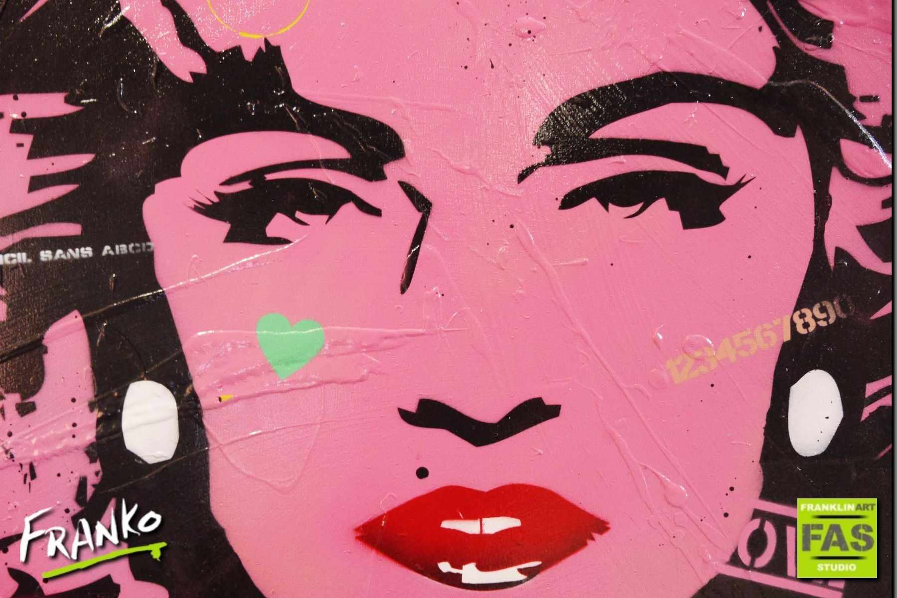 Material Girl 190cm x 100cm Madonna Pop Art Canvas Painting - Large Wall Decor for Living Room, Bedroom & Office