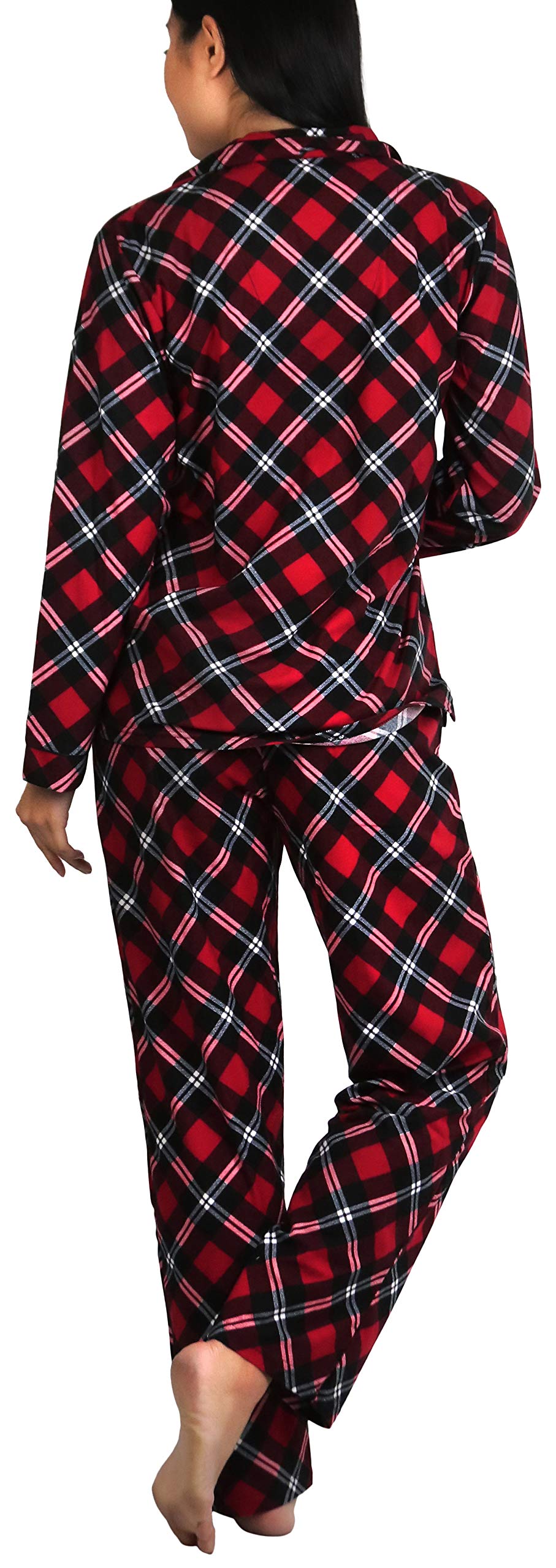 ToBeInStyle Women's Soft Cotton Pajama Set - Short Sleeve Top & Drawstring Pants - Comfy Sleepwear for Lounge & Relaxation at Home