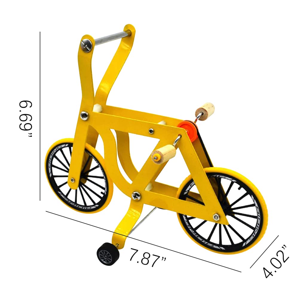 Parrot Bike Toy - Interactive Intelligence Training & Educational Puzzle Toy for Medium Birds - Foot Talon Exercise & Mental Stimulation for Parakeets, Cockatiels & Conures - Perfect for Playtime & Training Sessions