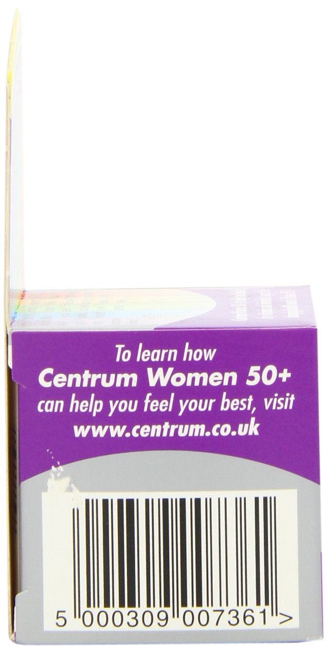 Centrum Women 50+ Multivitamin for Women Over 50 - 30 Tablets Pack - Supports Bone, Heart & Immune Health - Perfect for Active Lifestyles & Daily Wellness