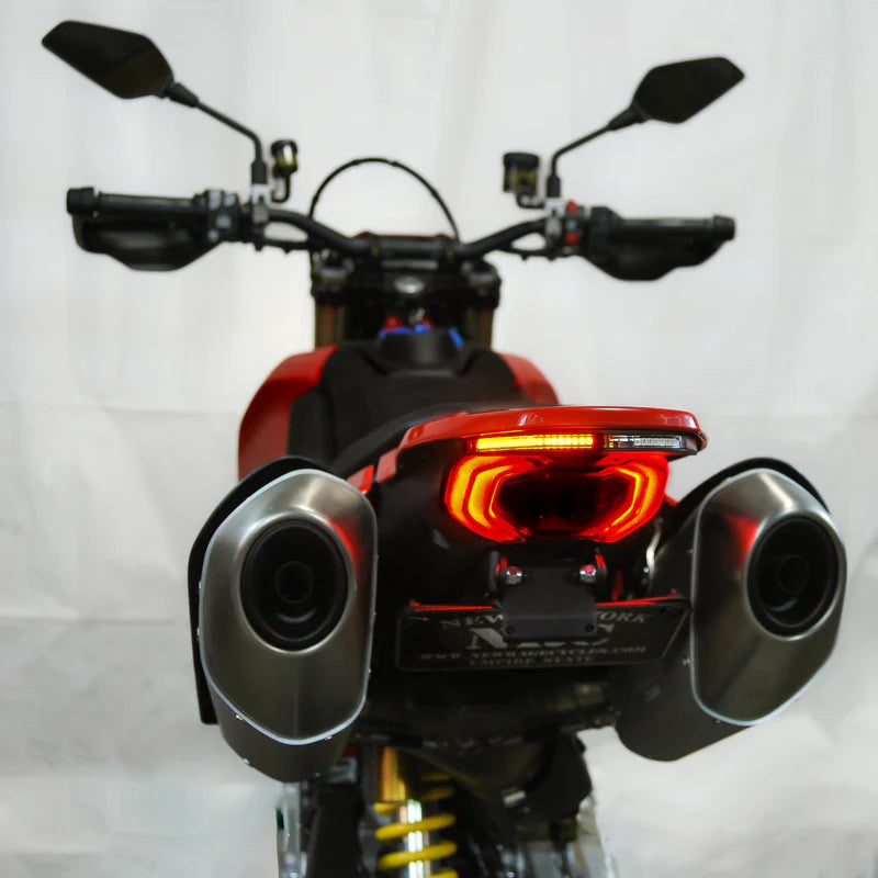 Ducati Hypermotard 698 Fender Eliminator Kit (2024-Present) - Lightweight Tail Tidy for Motorcycle Customization & Clean Look