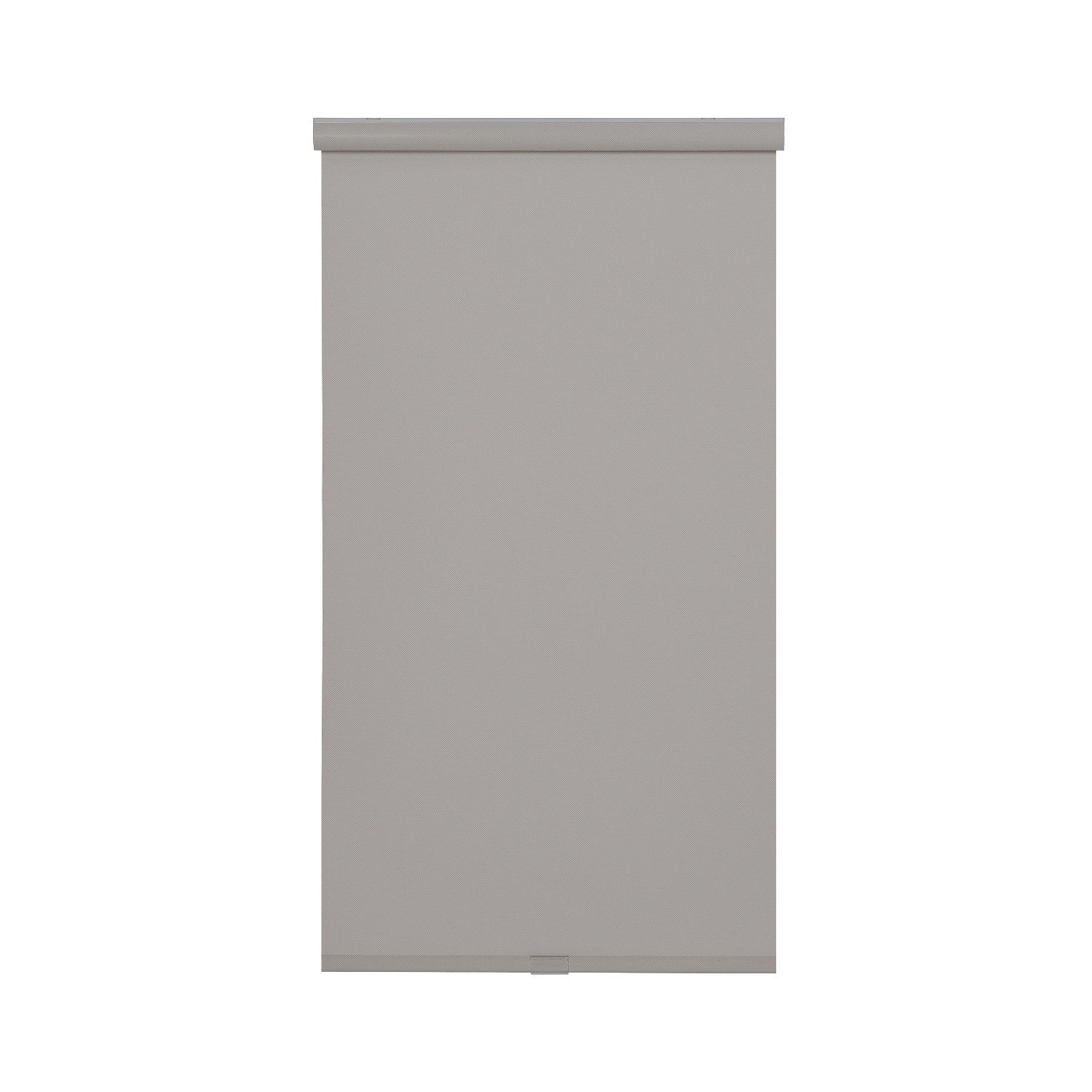 Solar Powered Cordless Roller Shade - Pewter Gray 31