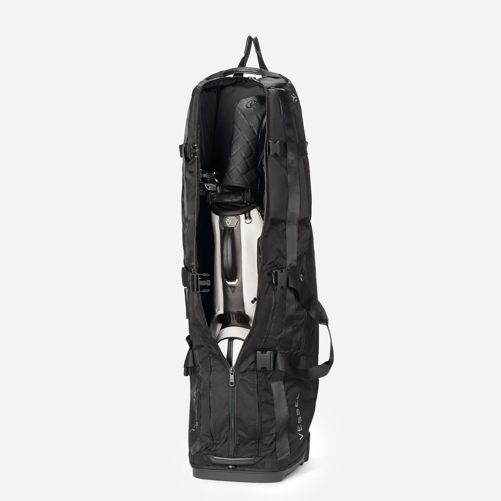 Premium Golf Travel Case 2.0 - Lightweight Durable Golf Club Bag with Wheels for Airplane Travel | Perfect for Golf Vacations & Tournament Transport