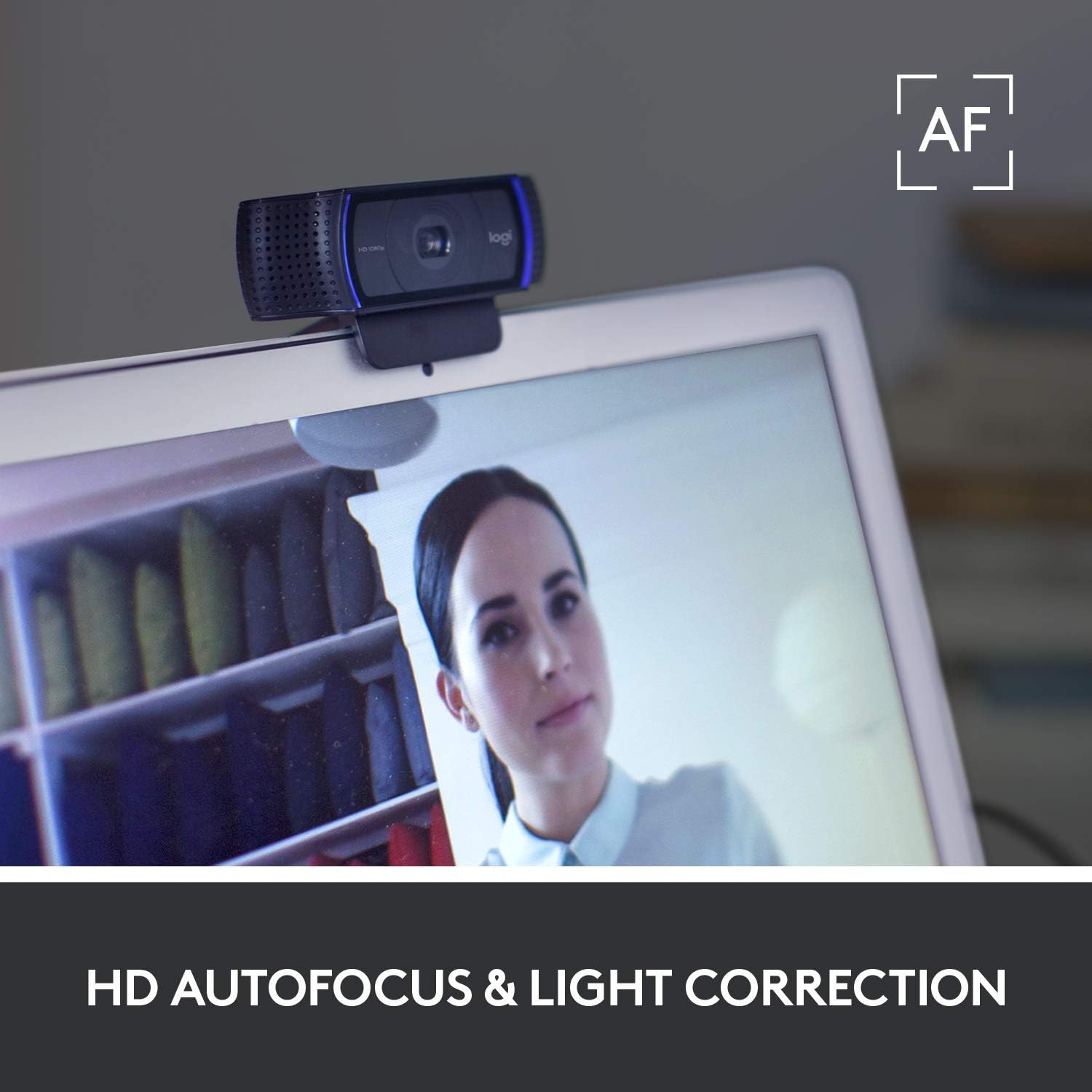 Logitech C920 HD Pro Webcam - 1080p Full HD Video Calling, Streaming & Recording - Perfect for Zoom Meetings, YouTube Videos & Home Office Setup
