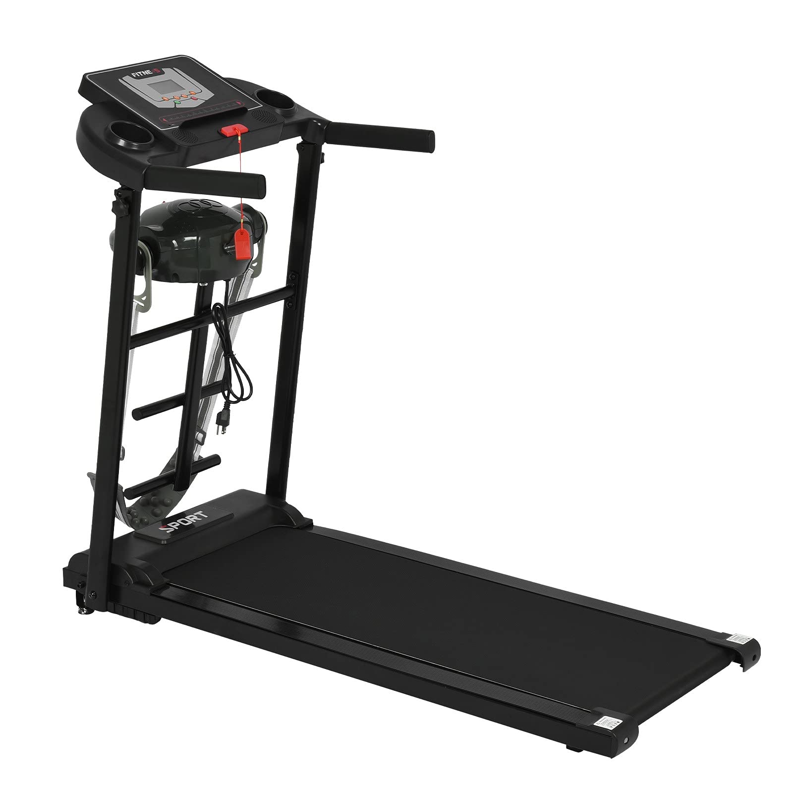 Premium Folding Treadmill for Home - 2.0HP Motor, 220LB Capacity, Portable Cardio Exercise Equipment with Fast Control Handlebar - Perfect for Running, Jogging & Small Space Workouts