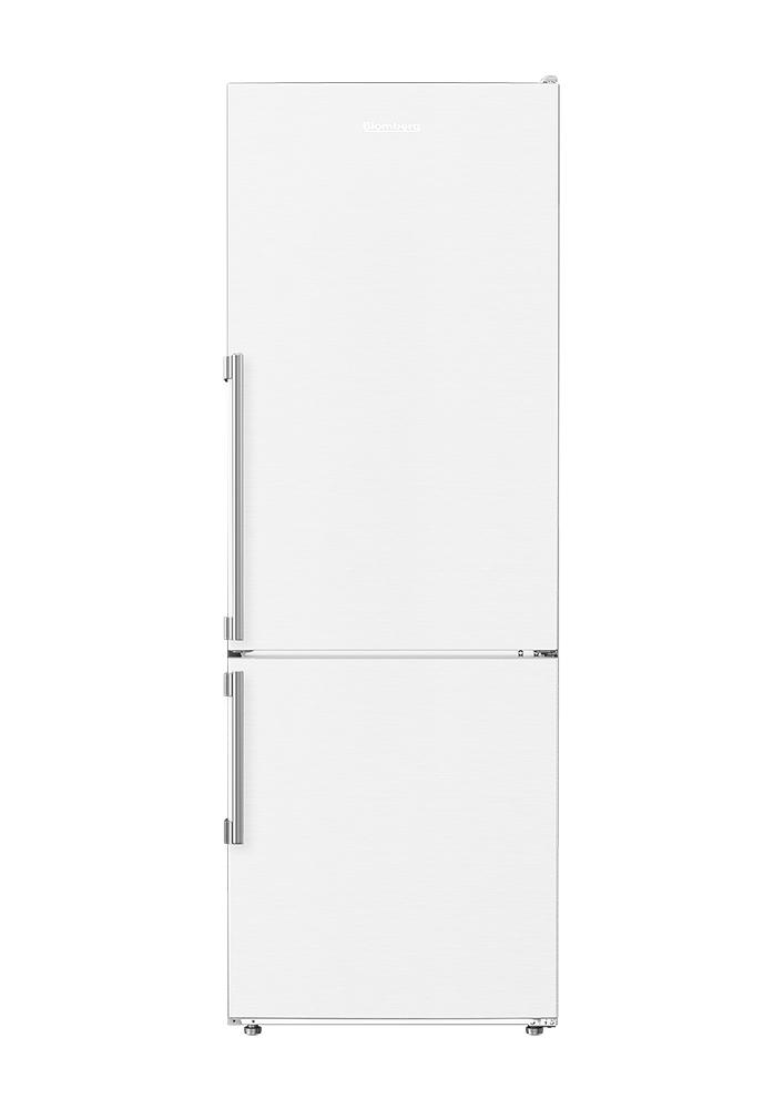 Blomberg BRFB1045WH 24-Inch Counter Depth 11.43 Cu Ft Bottom Freezer Refrigerator - Frost-Free, Energy Efficient, White - Perfect for Small Kitchens & Apartments