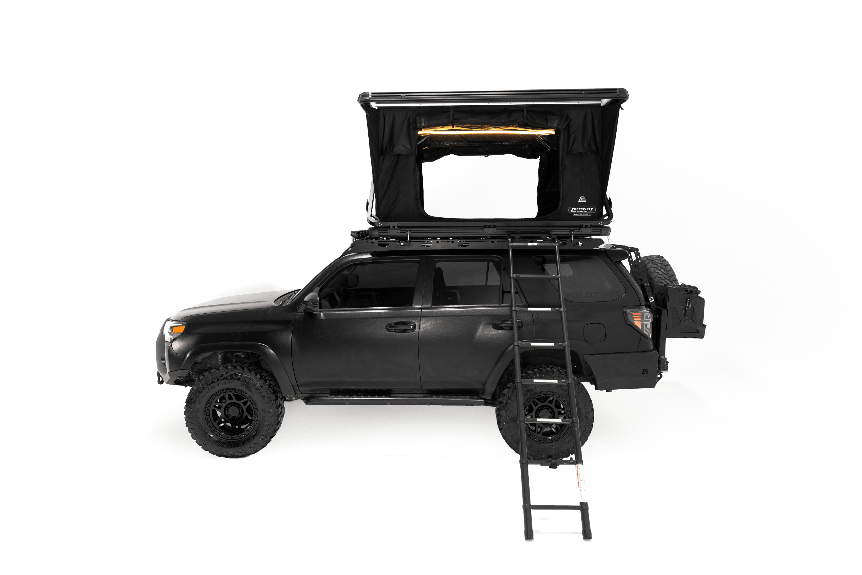 Freespirit Recreation Evolution V2 Standard Rooftop Tent - Lightweight & Durable Roof Top Camping Tent for SUV, Truck, or Van - Perfect for Outdoor Adventures, Road Trips & Overlanding