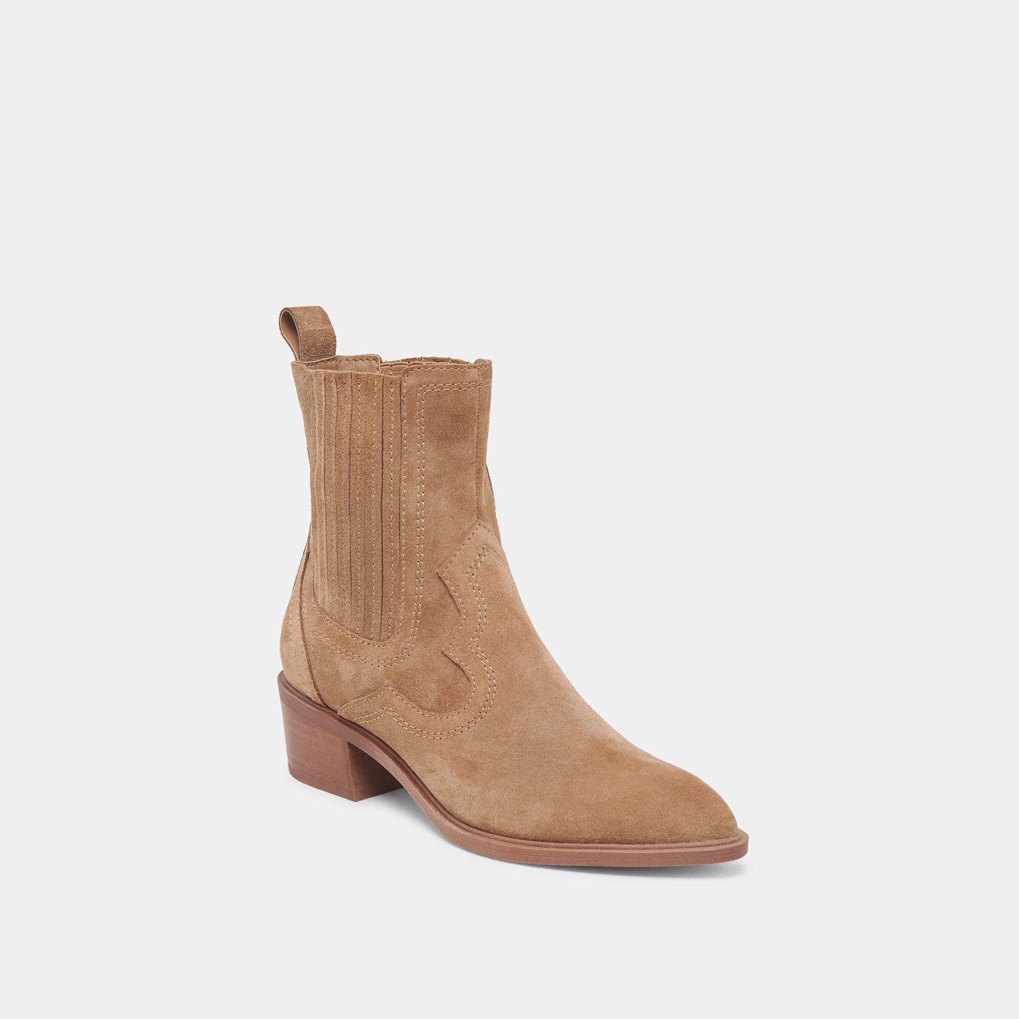 Brylee H2O Booties - Waterproof Mushroom Suede Ankle Boots for Women | Comfortable & Stylish Rain Shoes for Outdoor Walking, Commuting & Wet Weather