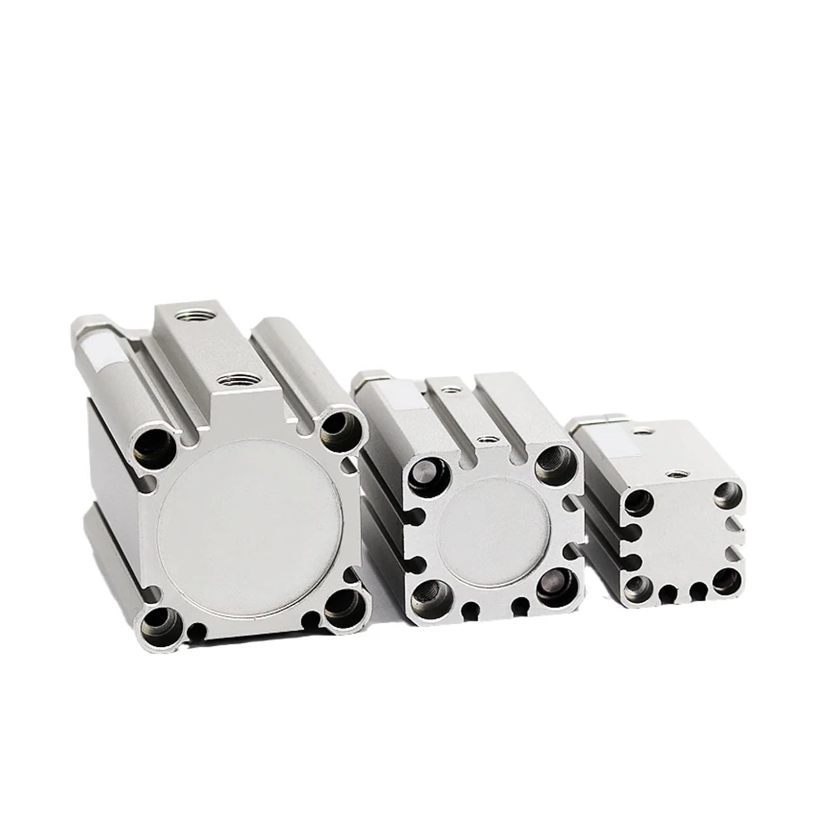 CDQMB Series Thin Cylinder with Magnet Double Acting Guide Rod - CDQMB32 & CDQMB40 (10mm Stroke) - Compact Pneumatic Cylinder for Automation Equipment, Packaging Machinery & Industrial Robotics