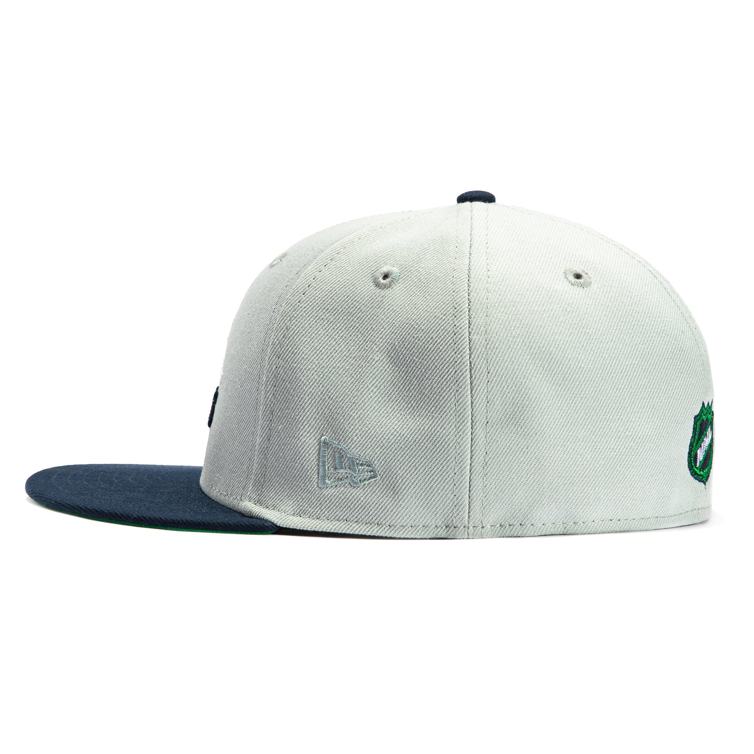 New Era 59Fifty Hartford Whalers Inaugural Patch Snapback Hat - Grey & Navy Blue Adjustable Baseball Cap for Hockey Fans & Sports Collectors - Perfect for Games, Tailgating & Streetwear Fashion