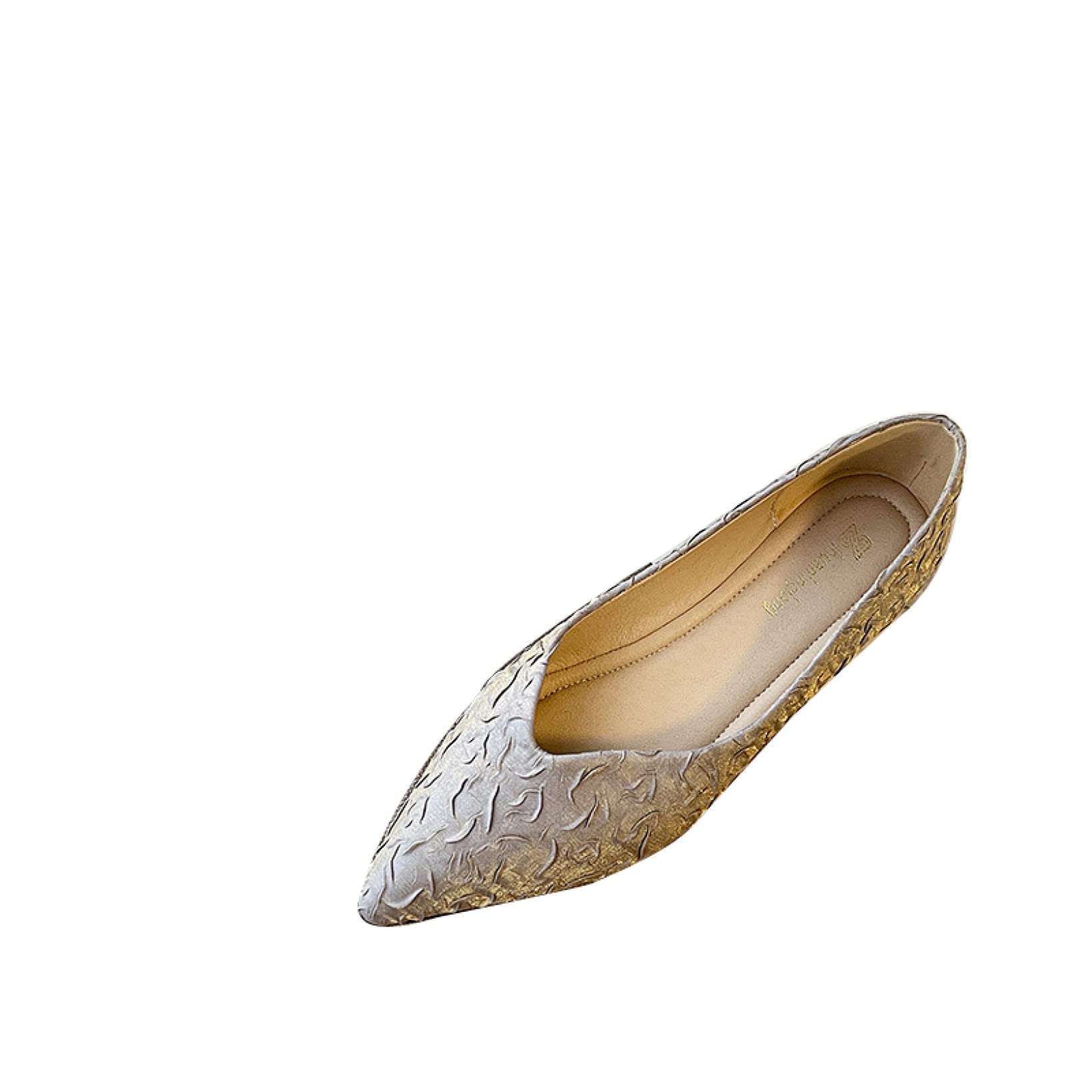 Women's Closed Toe Slip-On Flats - Comfortable Work Shoes with Lightweight Soft Sole for Autumn | Perfect for Office, Nursing, and Casual Wear