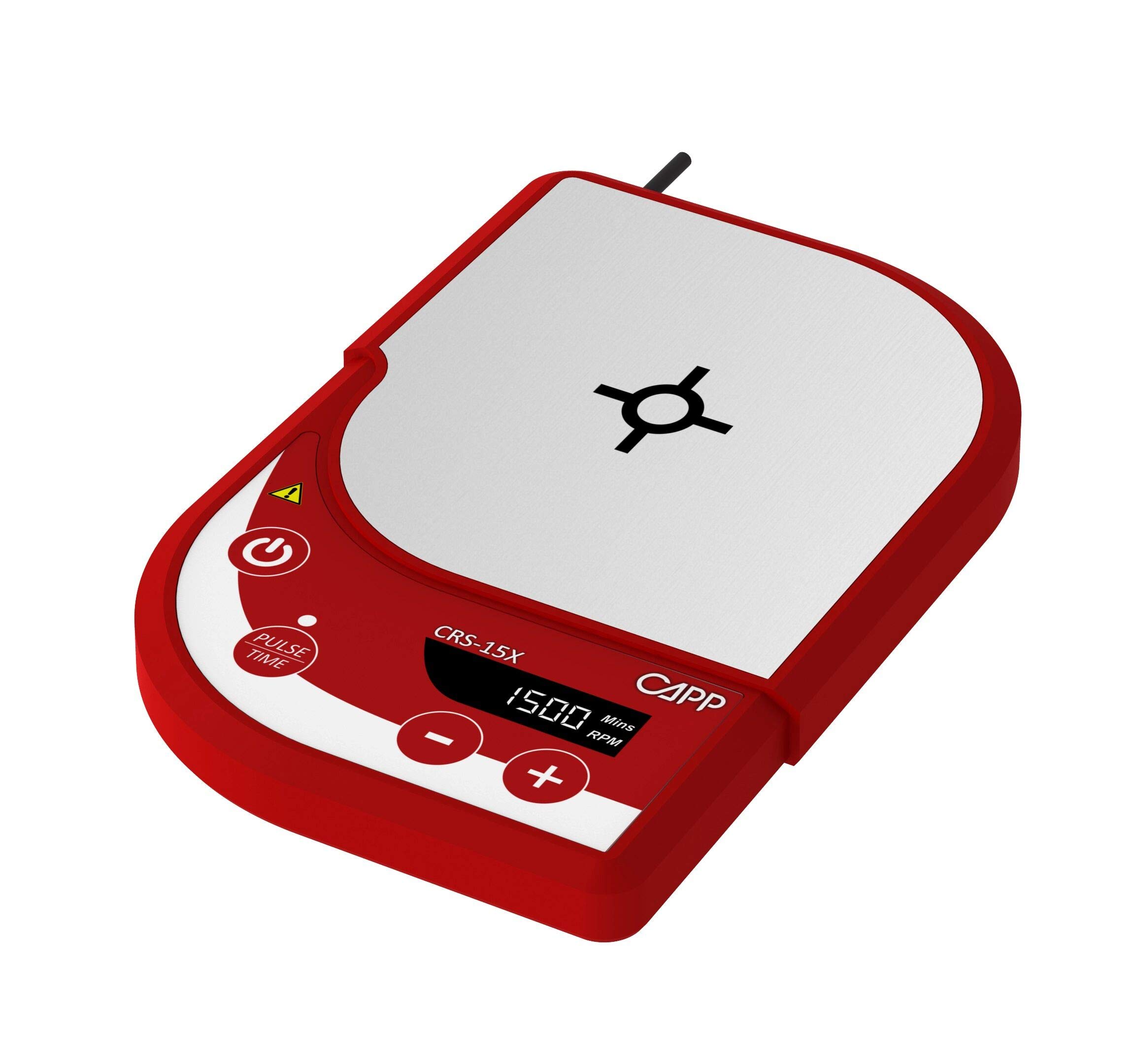 CAPP Rondo Magnetic Stirrer 1500rpm - Adjustable Speed & Timer Lab Stirring Hotplate (CRS-15X) for Chemistry Experiments, Scientific Research & Laboratory Use