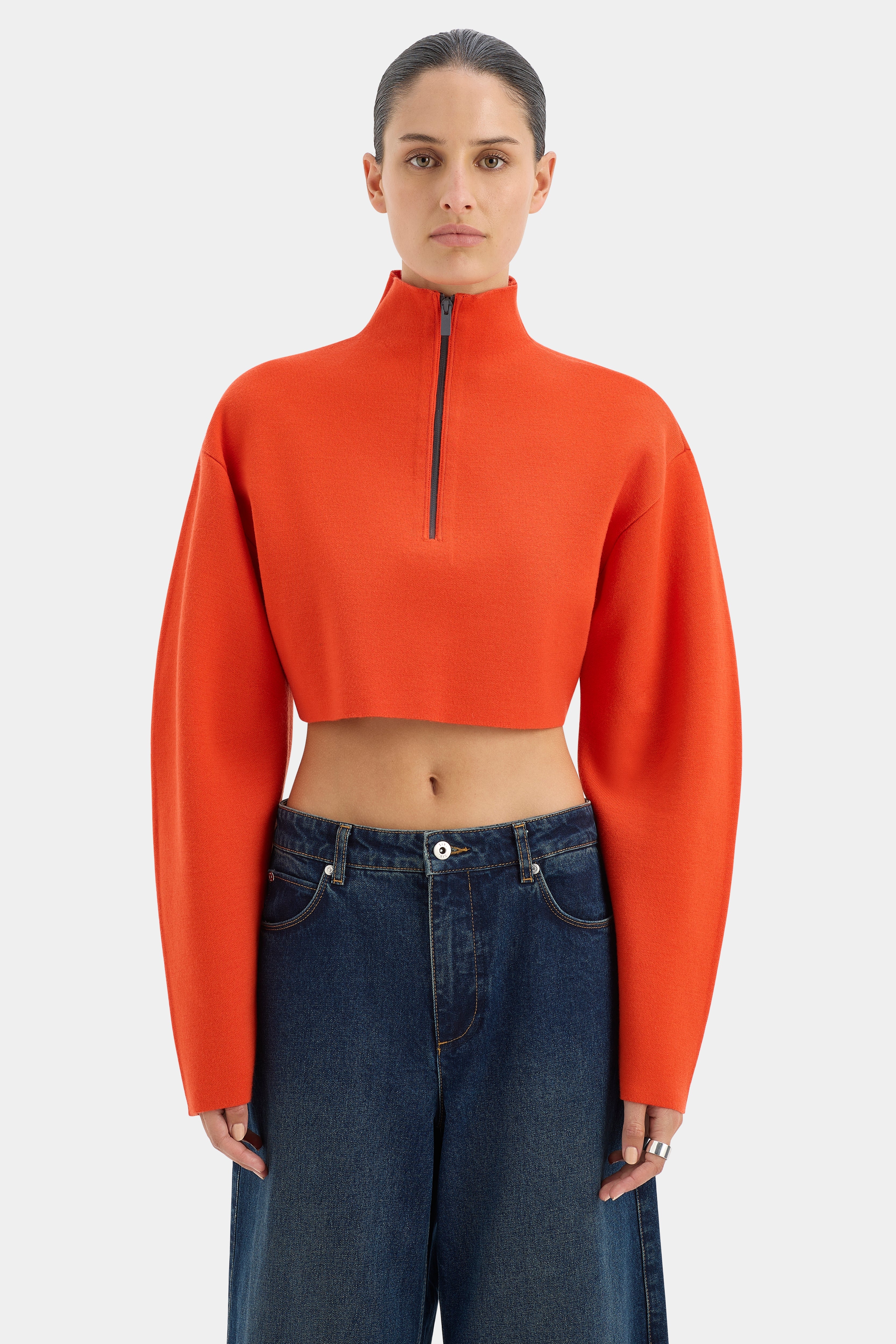 Playback Zip Sweater for Women - Stylish Fleece Pullover with Front Zipper | Perfect for Casual Outfits, Outdoor Activities & Layering in Cool Weather