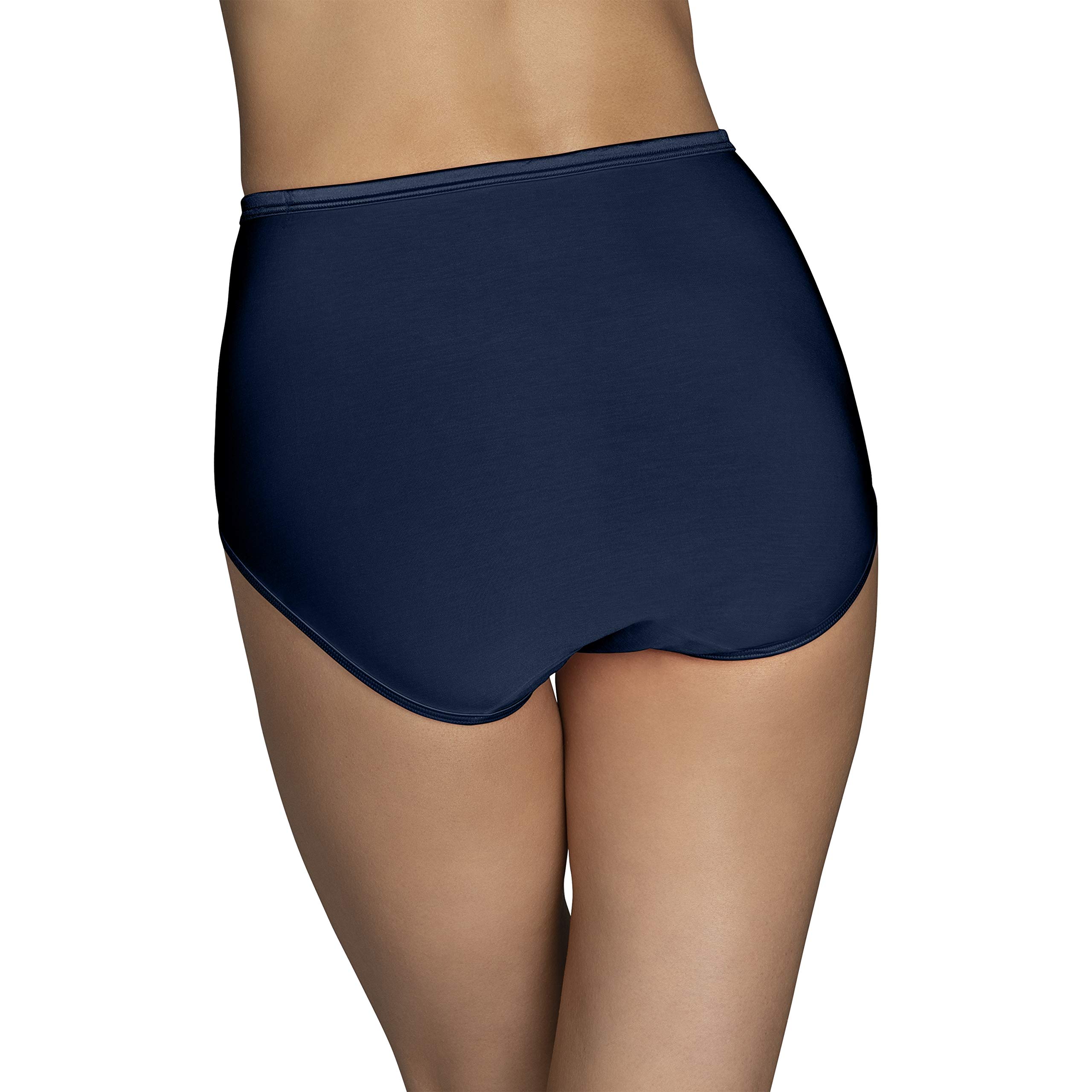 Vanity Fair Women's Illumination Brief Panties - Silky Stretch Underwear with Satin Trim for Everyday Comfort & Elegance | Perfect for Work, Sleep & Special Occasions