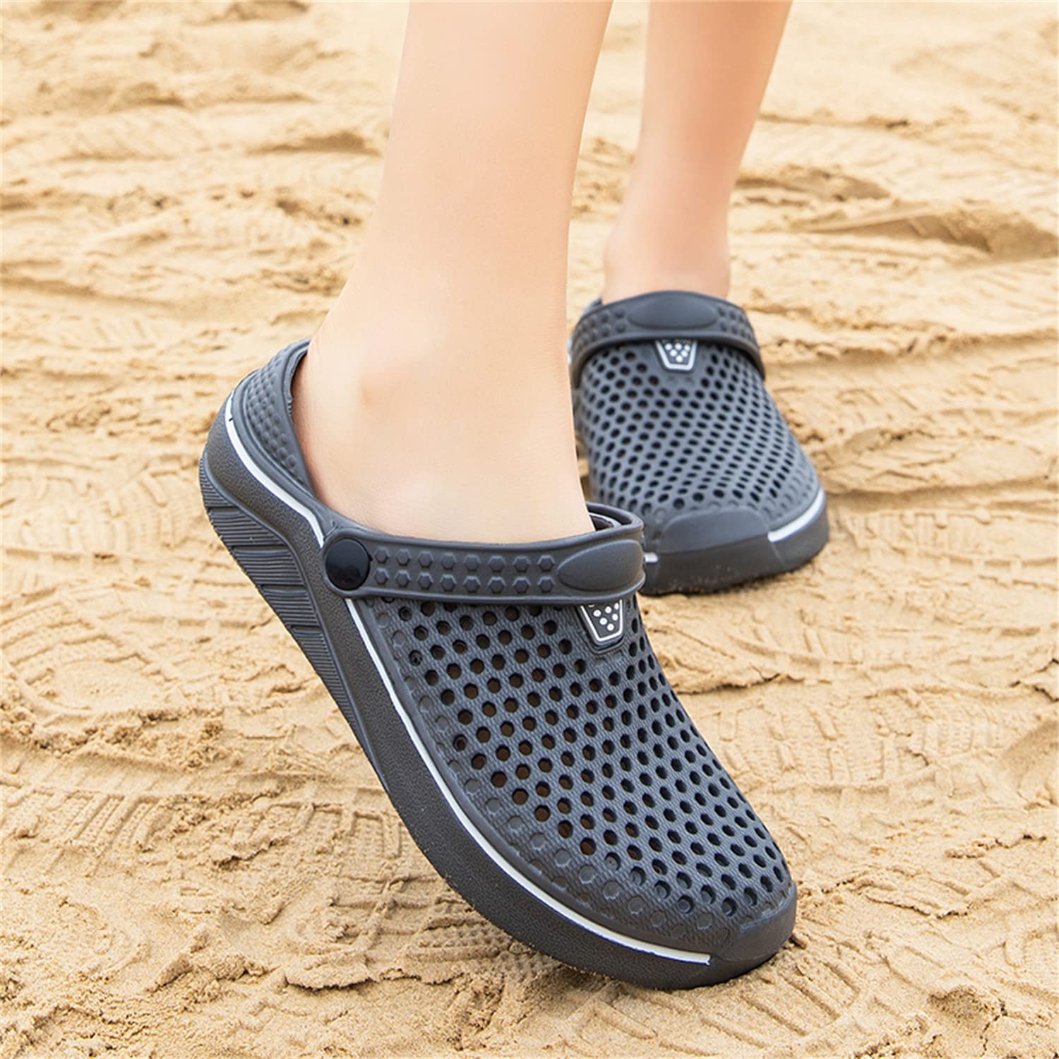 **DRESER Women's Garden Clogs - Breathable Water Shoes for Beach, Bathing, Walking & Travel - Comfortable Non-Slip Slippers for Home, Pool & Outdoor Activities**