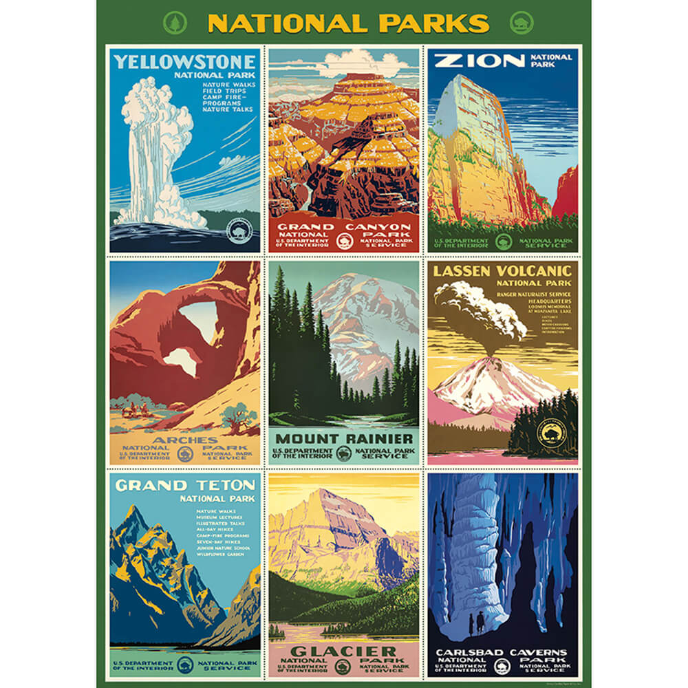 Premium National Parks Posters - Stunning Wall Art for Home & Office Decor - Perfect for Nature Lovers & Travel Enthusiasts