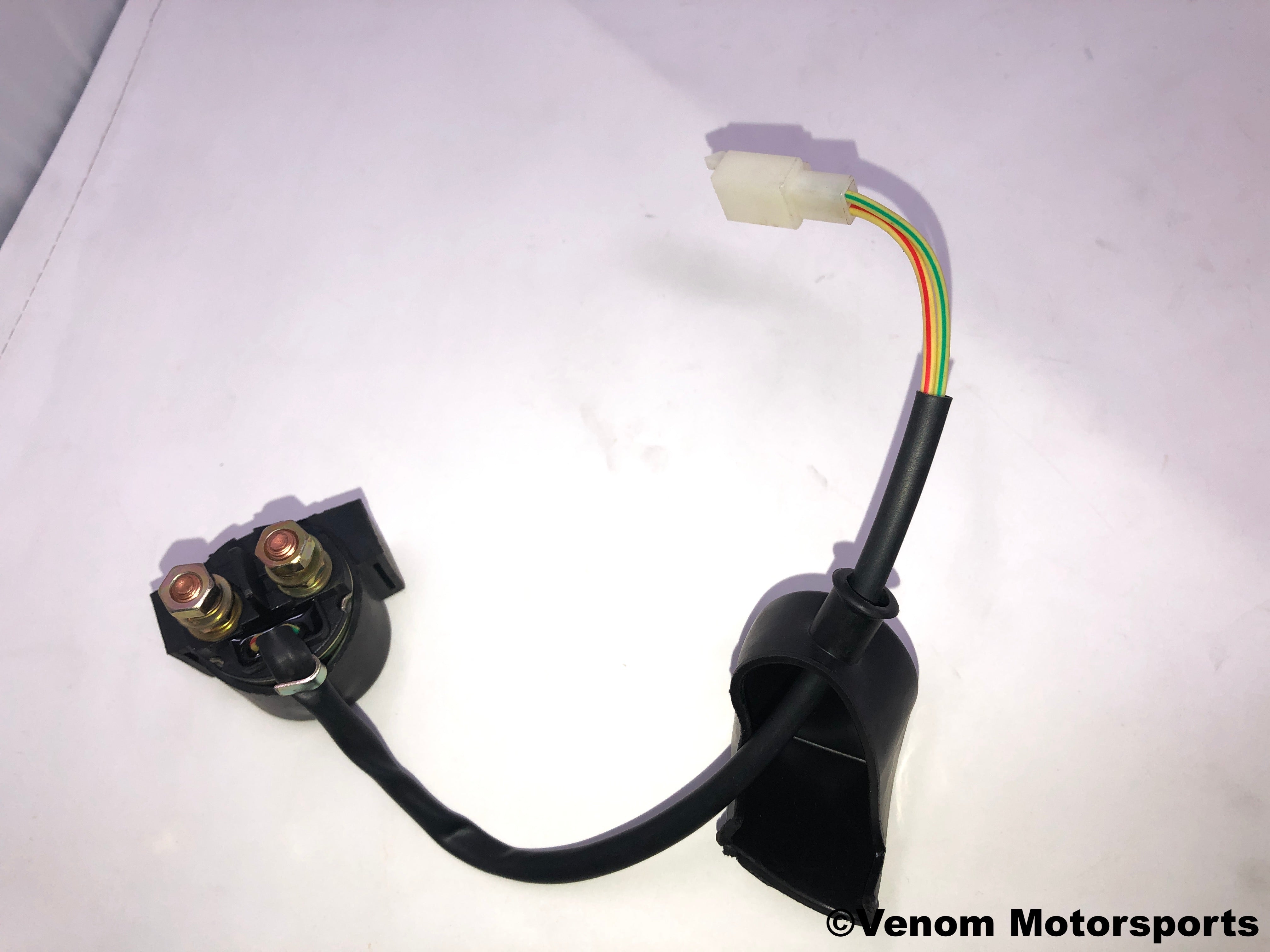 Venom 50cc Fatboy Solenoid Replacement - Compatible with 50cc Scooters & Mopeds - Perfect for Engine Start & Electrical System Repair