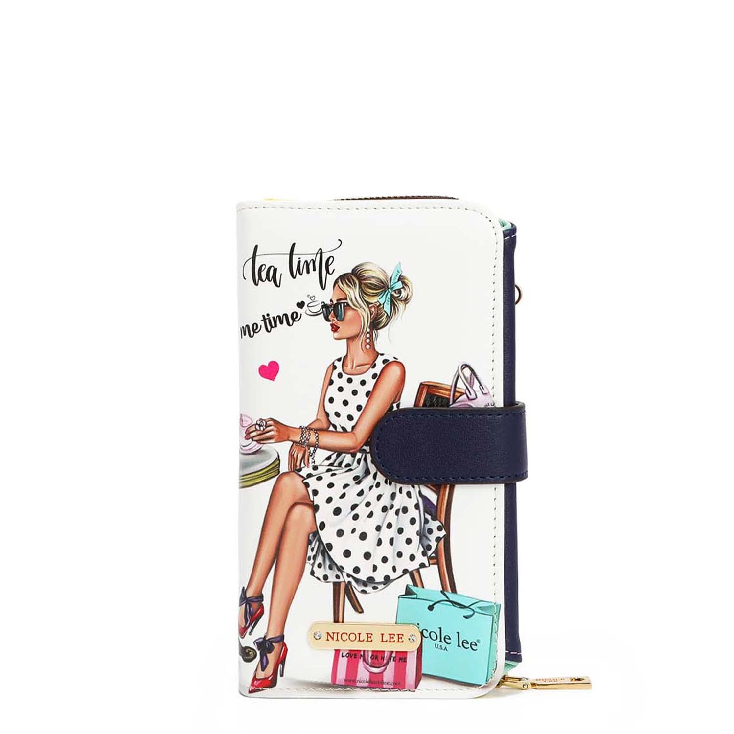 Stylish Trifold Phone Case with Crossbody Wallet - Perfect for Hands-Free Convenience While Shopping, Traveling, or Running Errands
