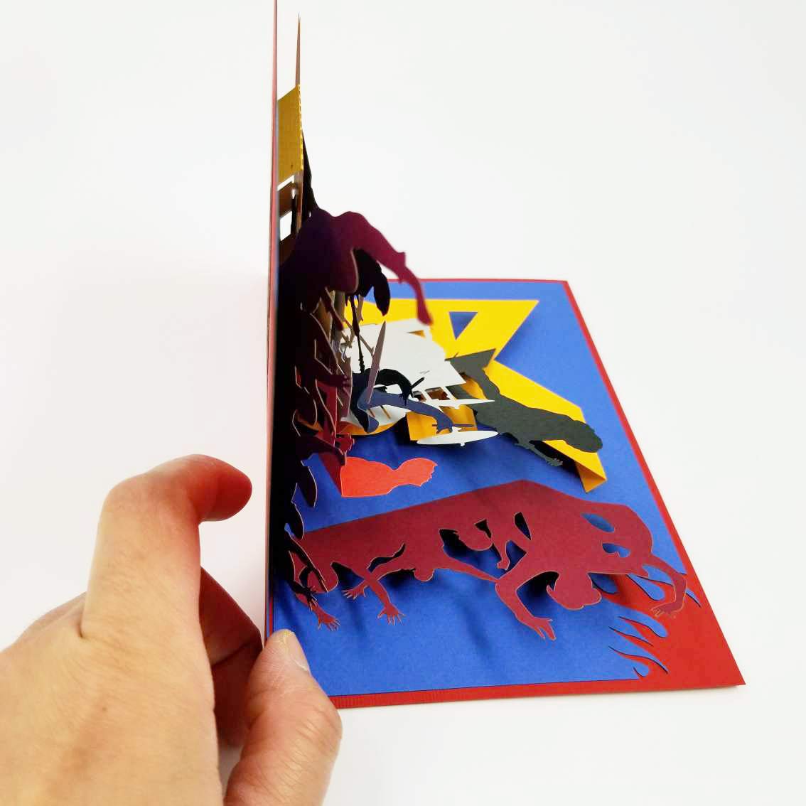 Rock Band Pop Up Birthday Card - 3D Music Greeting Card for Birthdays, Graduation, Retirement - Perfect Gift for Musicians, Music Teachers, Students & Band Members - Great for Celebrations & Special Occasions