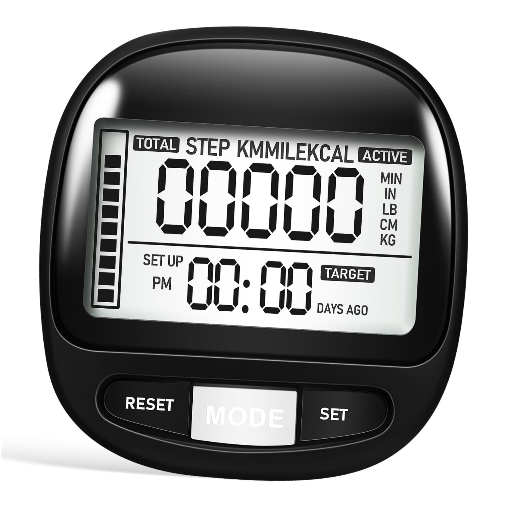 Anneome Step Pedometer - Accurate Fitness Tracker with 7-Day Memory, Step Counter for Walking, Running & Workouts - Perfect for Jogging, Hiking & Daily Activity Tracking
